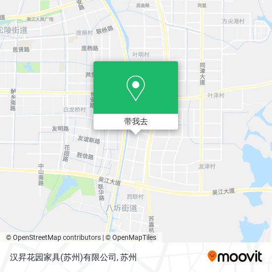 汉昇花园家具(苏州)有限公司地图