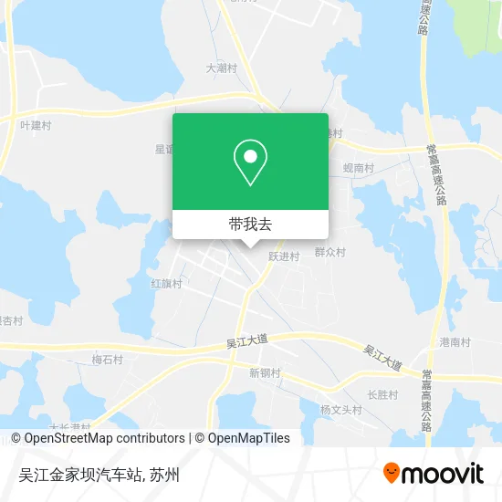 吴江金家坝汽车站地图