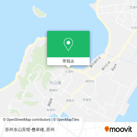 苏州东山宾馆-叠翠楼地图