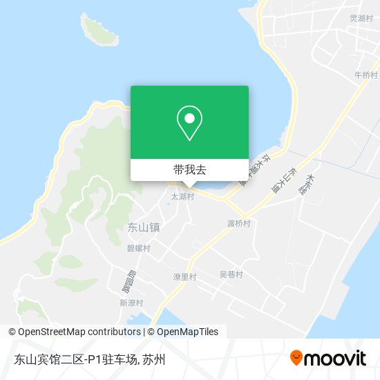 东山宾馆二区-P1驻车场地图