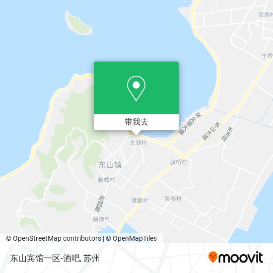东山宾馆一区-酒吧地图