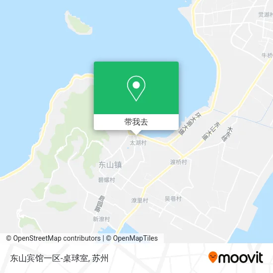 东山宾馆一区-桌球室地图
