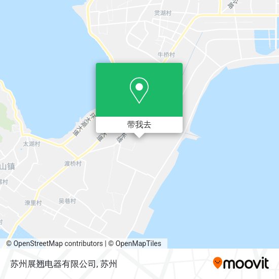 苏州展翘电器有限公司地图