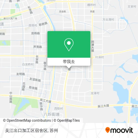 吴江出口加工区宿舍区地图