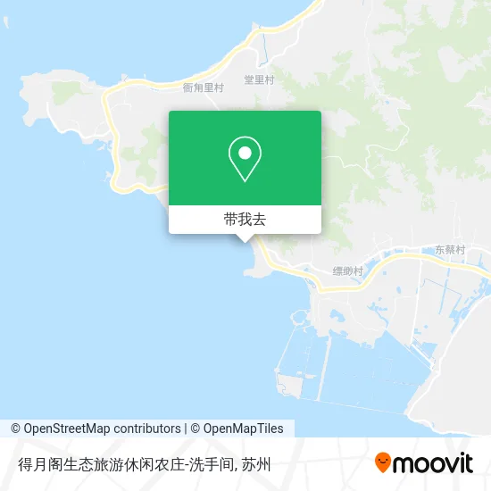 得月阁生态旅游休闲农庄-洗手间地图