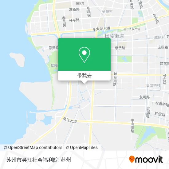 苏州市吴江社会福利院地图