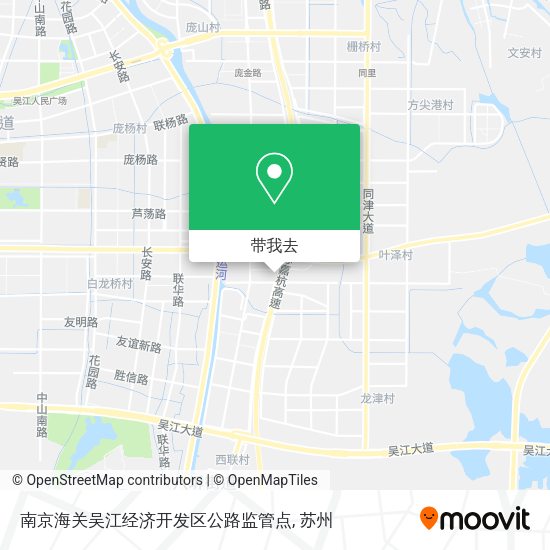 南京海关吴江经济开发区公路监管点地图