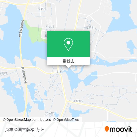 贞丰泽国古牌楼地图