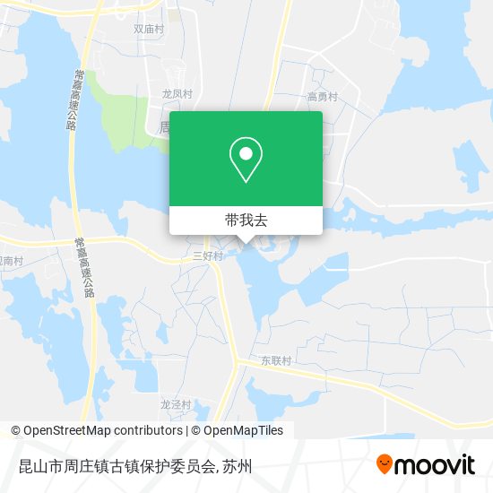 昆山市周庄镇古镇保护委员会地图