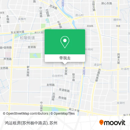 鸿运租房(苏州杨中路店)地图