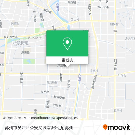 苏州市吴江区公安局城南派出所地图