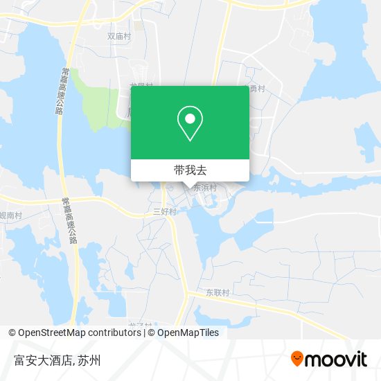 富安大酒店地图