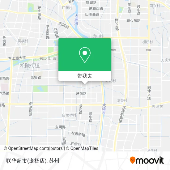 联华超市(庞杨店)地图