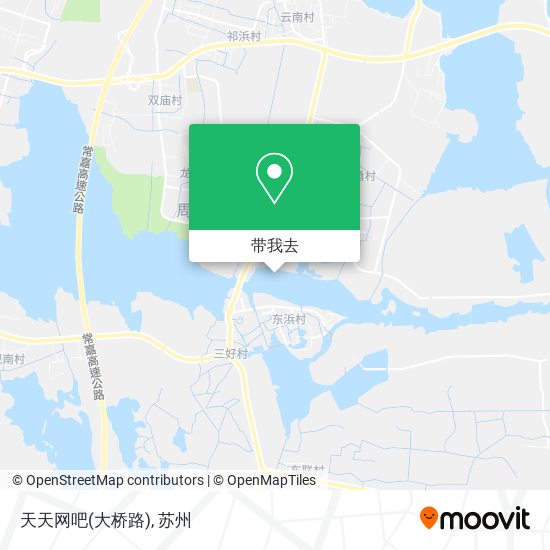 天天网吧(大桥路)地图