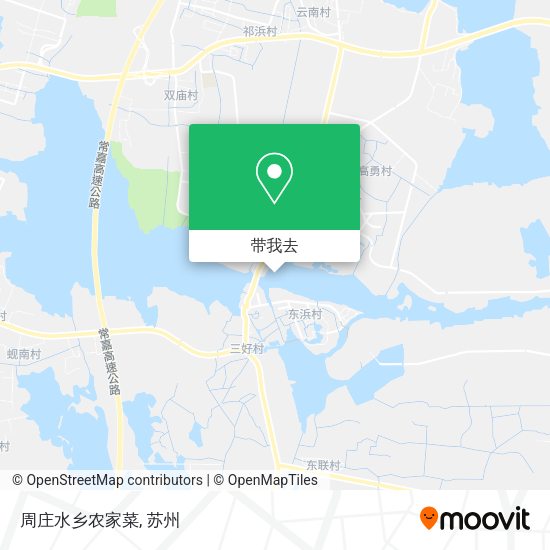 周庄水乡农家菜地图