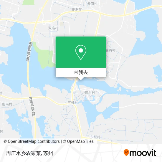 周庄水乡农家菜地图