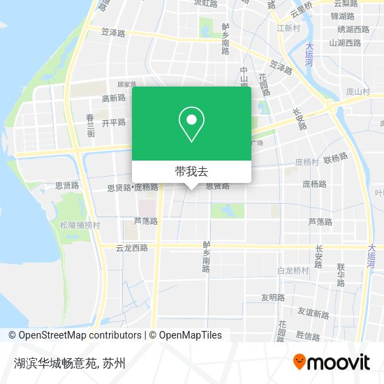 湖滨华城畅意苑地图