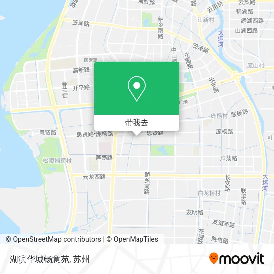 湖滨华城畅意苑地图
