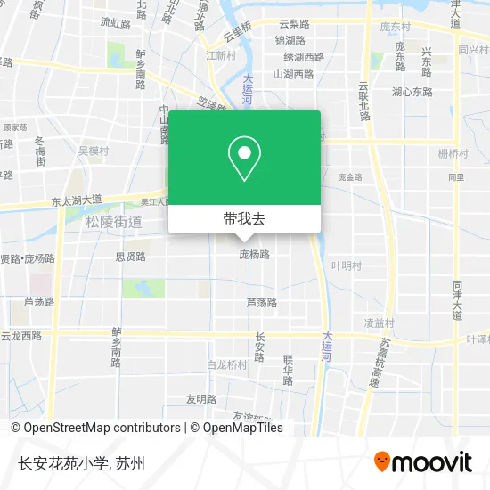 长安花苑小学地图