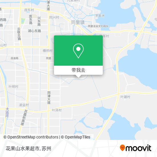 花果山水果超市地图