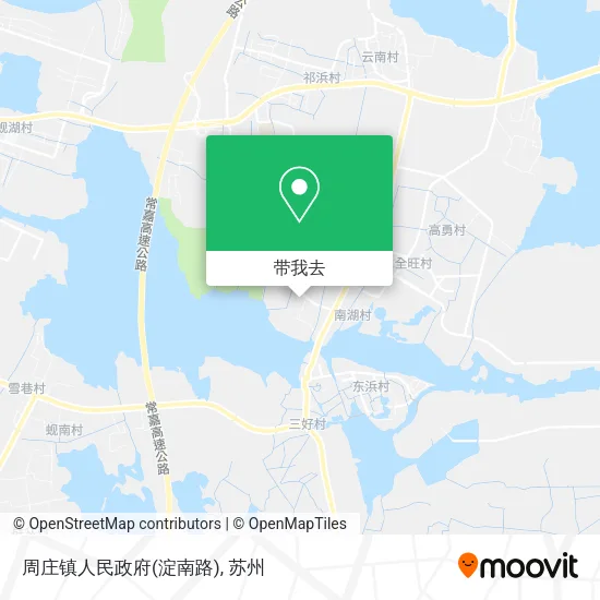 周庄镇人民政府(淀南路)地图