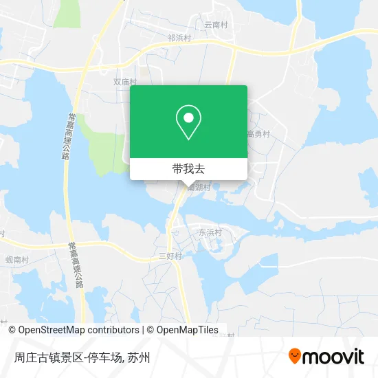 周庄古镇景区-停车场地图