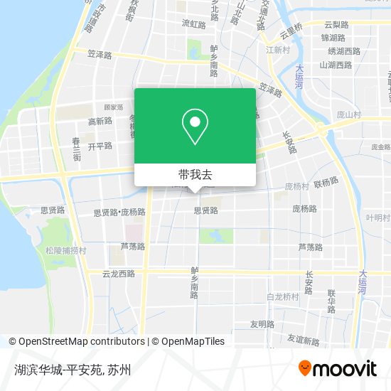 湖滨华城-平安苑地图