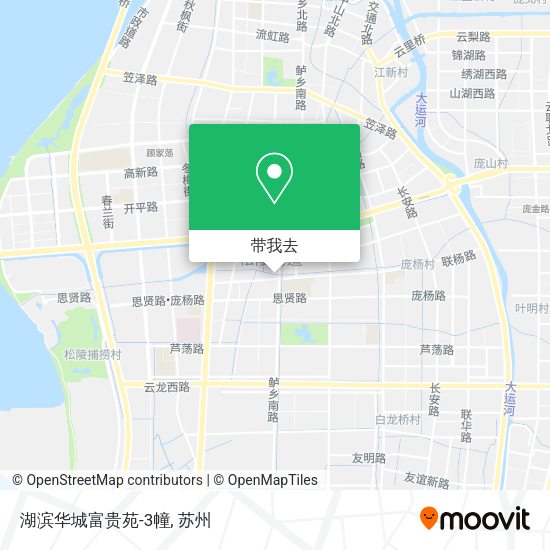 湖滨华城富贵苑-3幢地图