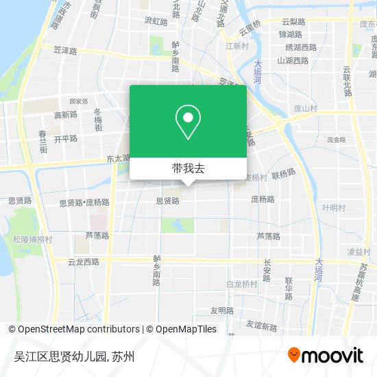 吴江区思贤幼儿园地图