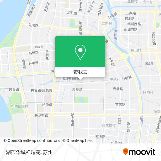 湖滨华城祥瑞苑地图