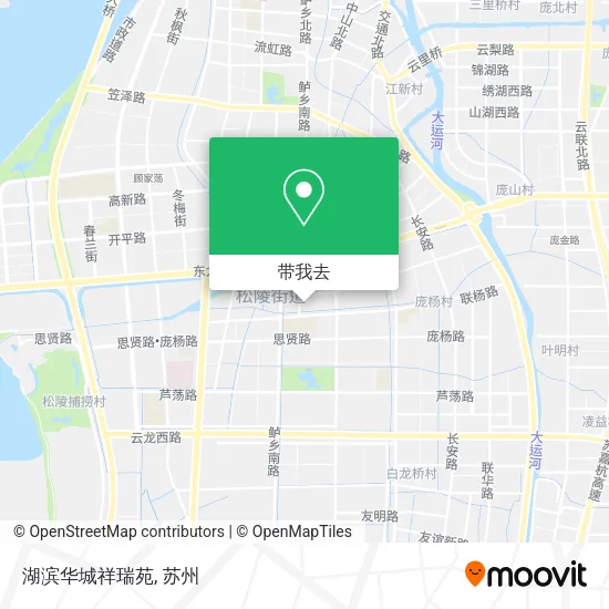 湖滨华城祥瑞苑地图