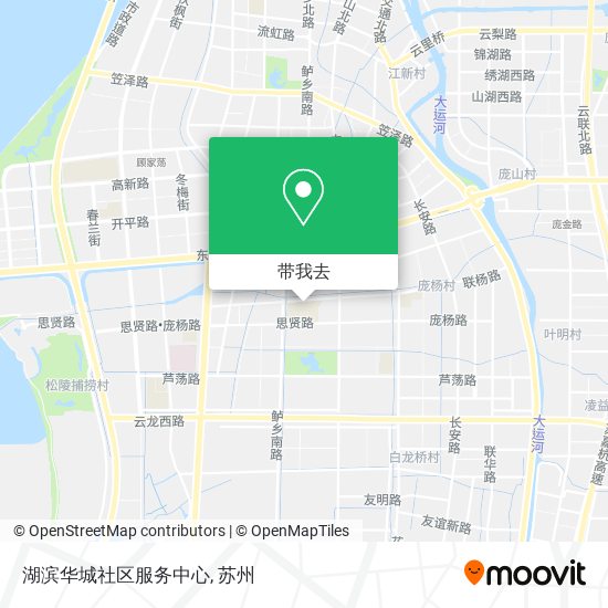 湖滨华城社区服务中心地图