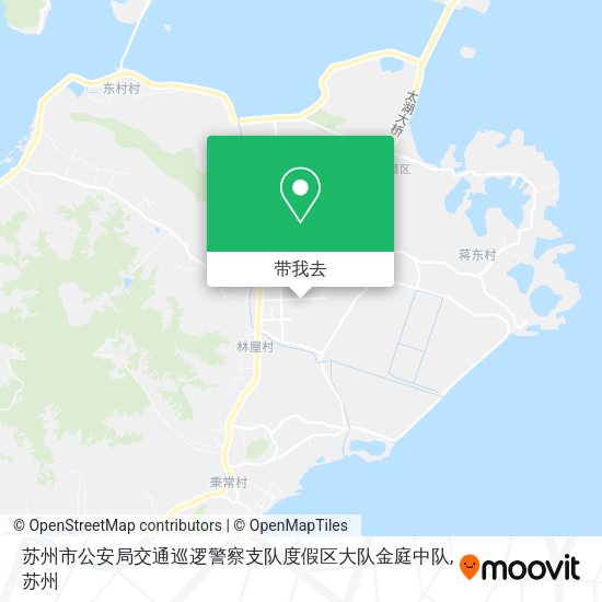 苏州市公安局交通巡逻警察支队度假区大队金庭中队地图