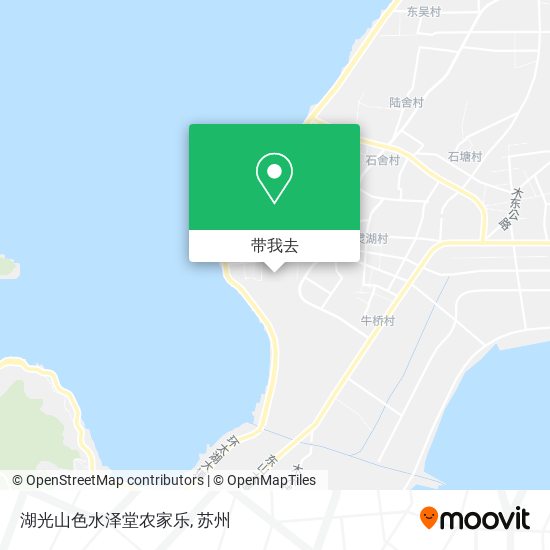 湖光山色水泽堂农家乐地图