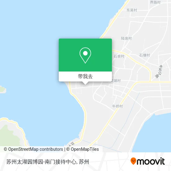 苏州太湖园博园-南门接待中心地图