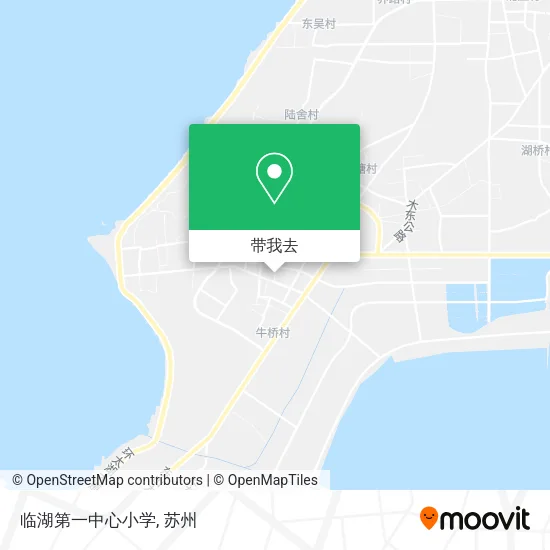 临湖第一中心小学地图
