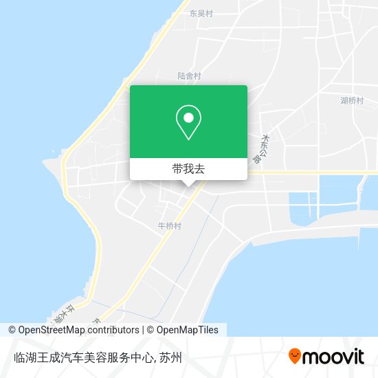 临湖王成汽车美容服务中心地图