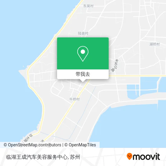 临湖王成汽车美容服务中心地图