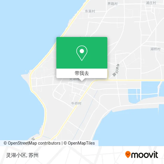 灵湖小区地图