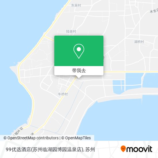 99优选酒店(苏州临湖园博园温泉店)地图