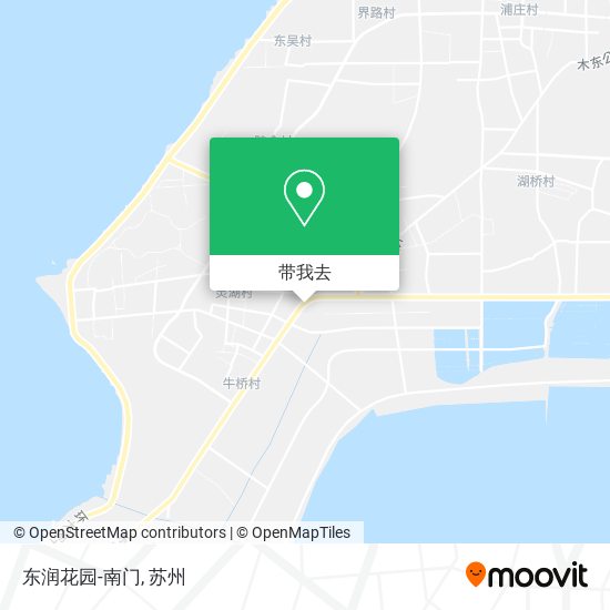 东润花园-南门地图