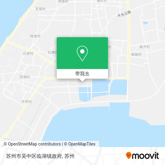 苏州市吴中区临湖镇政府地图