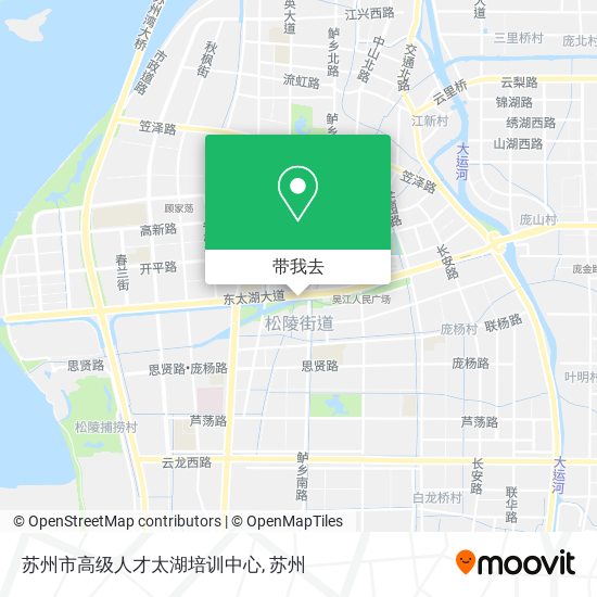 苏州市高级人才太湖培训中心地图