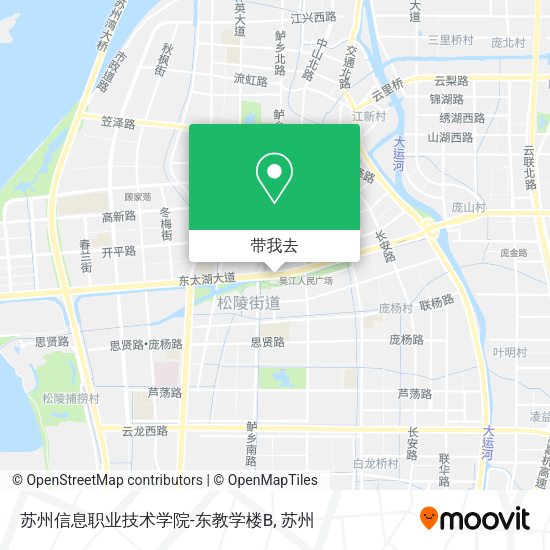 苏州信息职业技术学院-东教学楼B地图