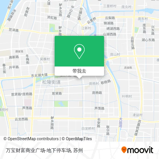 万宝财富商业广场-地下停车场地图