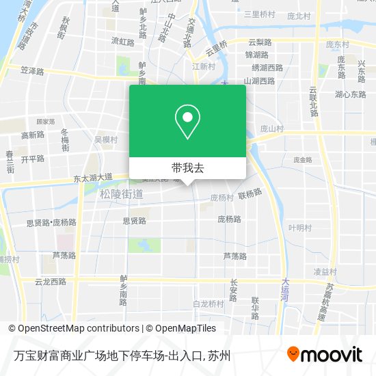 万宝财富商业广场地下停车场-出入口地图