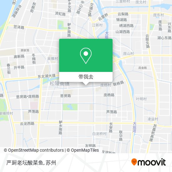 严厨老坛酸菜鱼地图