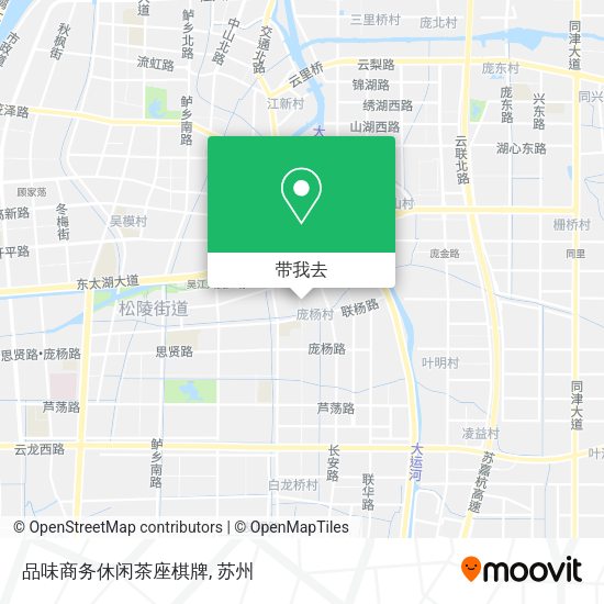 品味商务休闲茶座棋牌地图