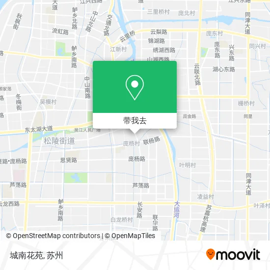 城南花苑地图