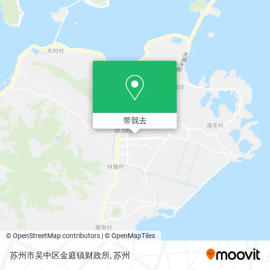 苏州市吴中区金庭镇财政所地图